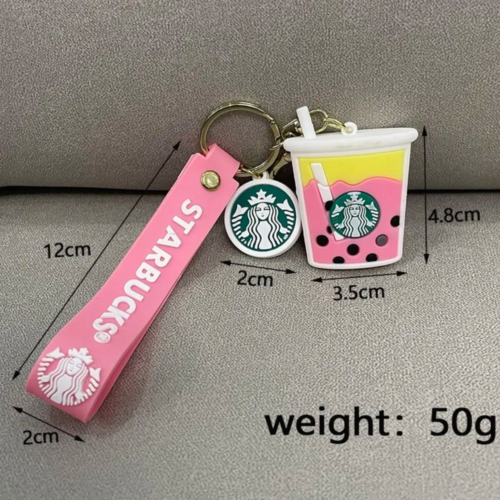 NWOT Star bucks Bearista Bubble Tea Bag Charm/keychain